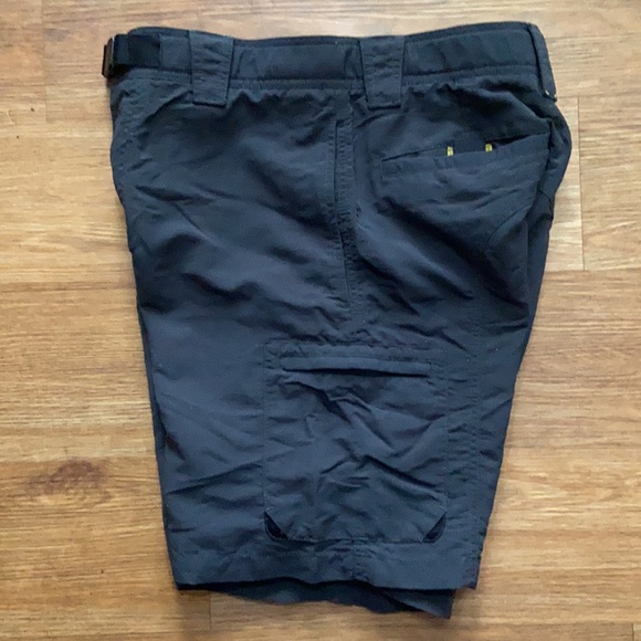 Eddie Bauer Men's Sport Belted Nylon Khaki Outdoor Cargo Shorts Size 30 Gray - Picture 4 of 8